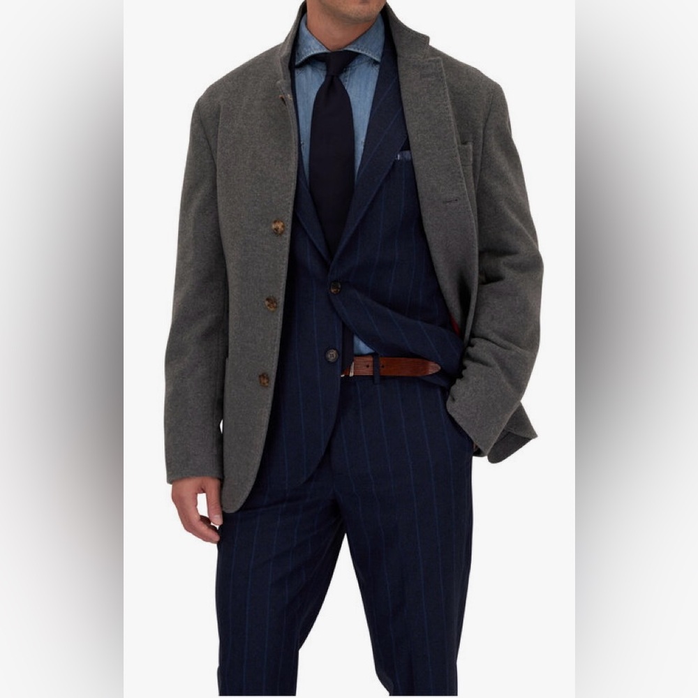 Brunello Cucinelli Cashmere Blazer-Style Outerwear